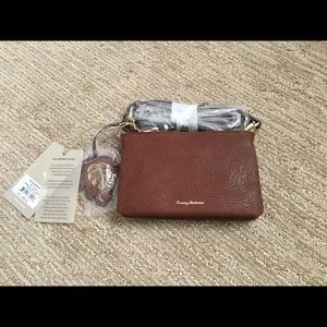 Tommy Bahama Leather Crossbody Wallet NWT